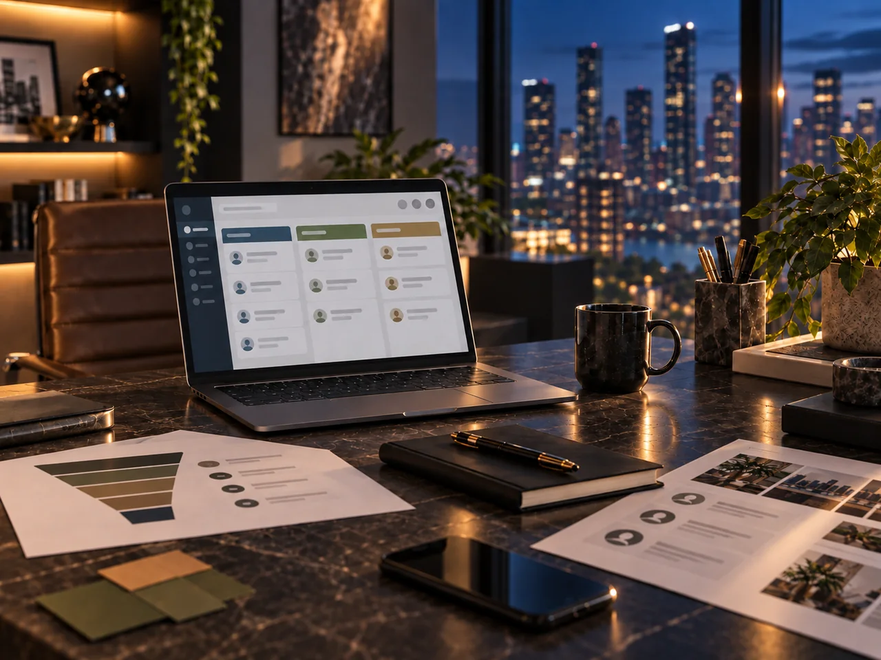 Modern workspace arranged for repeatable workflows, follow-up and operational handoffs.